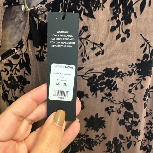 Fashion Nova XL Sheer Dress - Picture 3 of 4